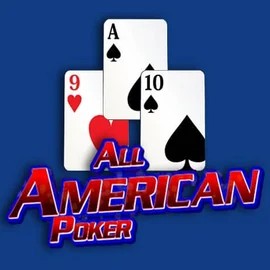 All American Poker game by RTG (Reel Time Gaming) – logo hosted on Uspin Casino