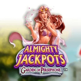 Official Jackpots logo: Almighty Jackpots: Garden of Persephone by Novomatic at Uspin Casino