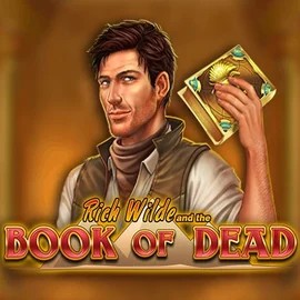 Book of Dead casino game by Play'n GO – featured logo at Uspin Casino