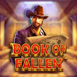 Book Of Fallen casino game by Pragmatic Play – featured logo at Uspin Casino