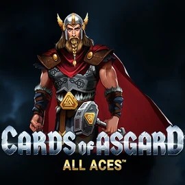 Cards of Asgard All Aces logo by Switch Studios at Uspin Casino