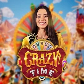 Crazy Time game by Evolution – logo hosted on Uspin Casino