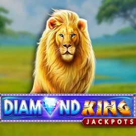 Jackpots logo of Diamond King Jackpots from SpinPlay Games at Uspin Casino
