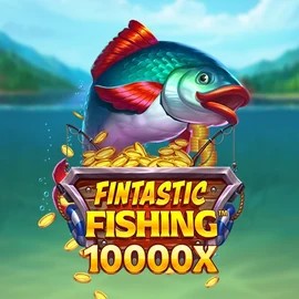 Fintastic Fishing slot logo by Foxium at Uspin Casino