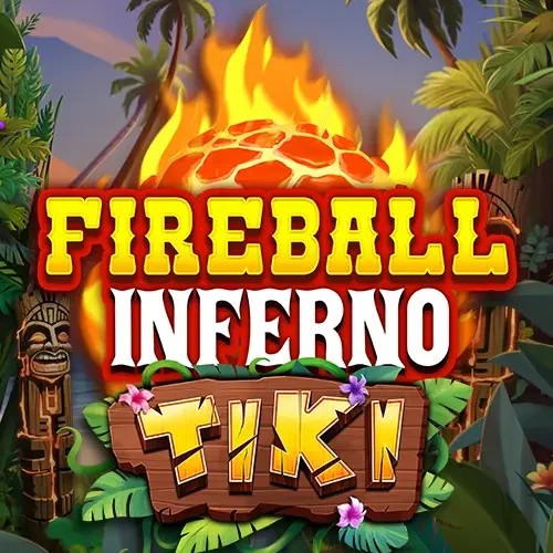Fireball Inferno Tiki casino game by NetEnt – featured logo at Uspin Casino