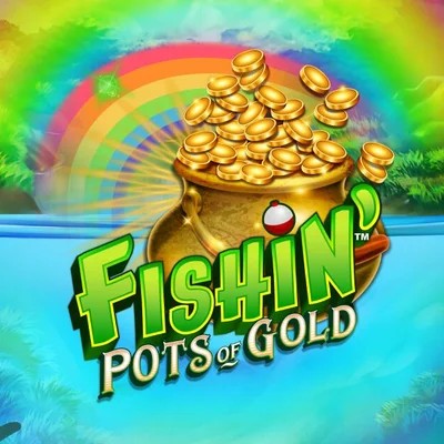 Fishin Pots Of Gold logo by Gameburger Studios at Uspin Casino