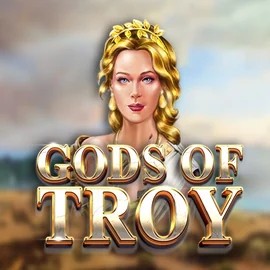 Gods of Troy by Red Tiger Gaming, showcased at uspincasinoo.com – game logo
