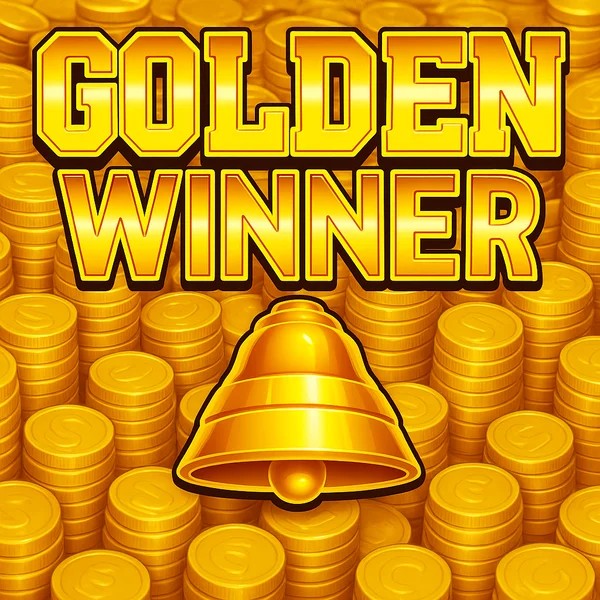 Golden Winner slot logo by Inspired Gaming at Uspin Casino
