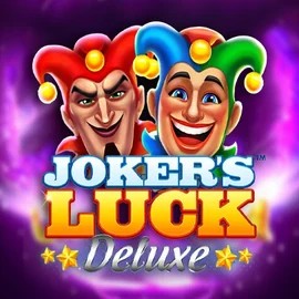 Jokers Luck Deluxe slot logo by Skywind Group at Uspin Casino