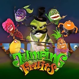 Jumping Fruits logo by Wazdan Uspin Casino
