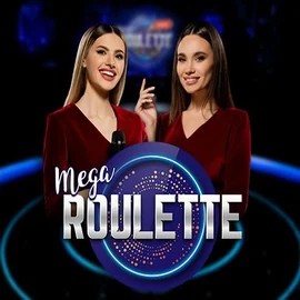 Mega Roulette game by Pragmatic Play – logo hosted on Uspin Casino