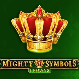 Official Slots logo: Mighty Symbols Crowns by Wazdan at Uspin Casino