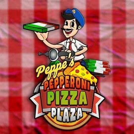 Peppe’s Pepperoni Pizza Plaza game by Pragmatic Play – logo hosted on Uspin Casino