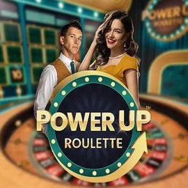 PowerUP Roulette logo by Pragmatic Play Uspin Casino