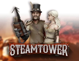 Slots logo of Steam Tower Slot from NetEnt at Uspin Casino