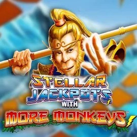 Play the Stellar Jackpots with More Monkeys slot by Lightning Box Game on Uspin Casino