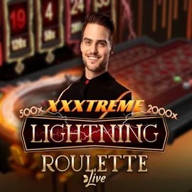 XXXtreme Lightning Roulette logo – Live Casino by Evolution at Uspin Casino